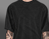 black shirt + tattoos