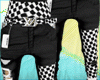 Pants Black Xadrez