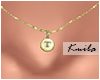 |K Tiny Necklace T