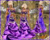 Oriental purple dresse