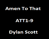 Dylan Scott  AmenTo That