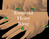 Emerald Heart Ring Right