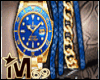 M69 Blue Gold Watch