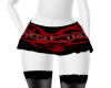 cheetah skirt red