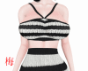 梅 bw knit dress