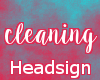 P| Cleaning Headsign