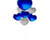 Blue/silver hearts