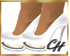 CH-Wilma White Heels