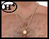 [H4] Gold Chain pendant