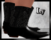 *LY* Cowgirl Blk Boots