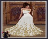 Fly White & Gold Gown