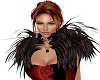 Pheasant feather collar