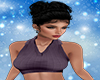 Purple Crop Knit