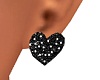 SL Heart Glitter Earring