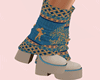 Lina Blue Boots