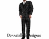 black plaid suit