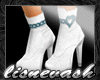 (L) White Short Boots v3