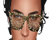 BR Retro Glasses Gold