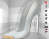 White  wedding heels