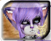 ®T:Purple Cheetah Ears