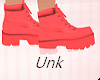 Unks Kids Red Boots