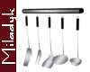 MLK Black Utensil Rack