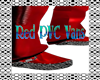Red PVC Vans