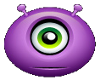 Purple-One Eye-Head