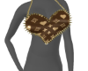 LV Gold Hearts Spike Top