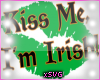 *SVG* Kiss Me Irish Sign