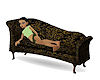 chaise 1 blk/gld