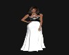 White/Black Diamond Gown