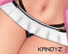 !!K Add-On Skirt White B