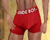!B! Red Rude Boy Boxers
