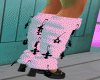 black sandal+socks
