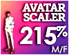 AVATAR SCALER 215%