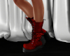 S~GothDiva RoseRed Boots