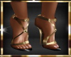 gold&diamond sandals