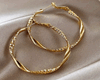 Gold hoops animate