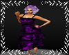 purple ruffleprint dress