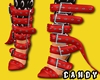 !C Buckled Stiletto Red