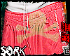 pants tactel red