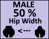 Hip Scaler 50% Male