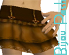 Ribbon Skirt in Brown