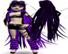 chi purple/black