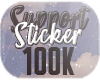 SUPPORT STICKERS 100K
