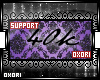 O| 40k Support Sticker