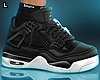Retro 4s Sneakers Black