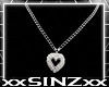 Kylie Heart Necklace X