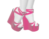 Pink Wedge Heel